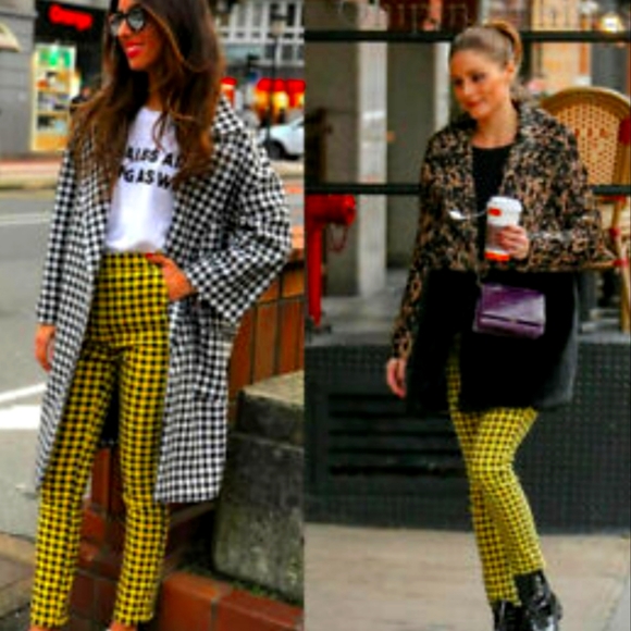 Zara Pants - Zara Blogger Fav Oliva Palmero Check Pants